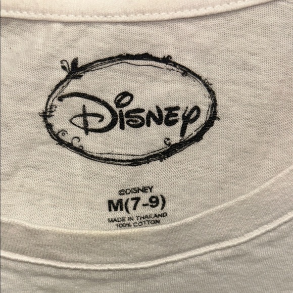 Disney Classic Mickey Mouse Red and White Girls Tee M (7-9) - Picture 2 of 4